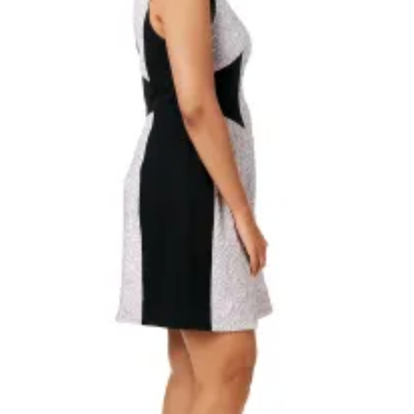 SILVER SIGN DRESS BY YOANA BARASHI SIZE 6 NWT - Picture 4 of 7